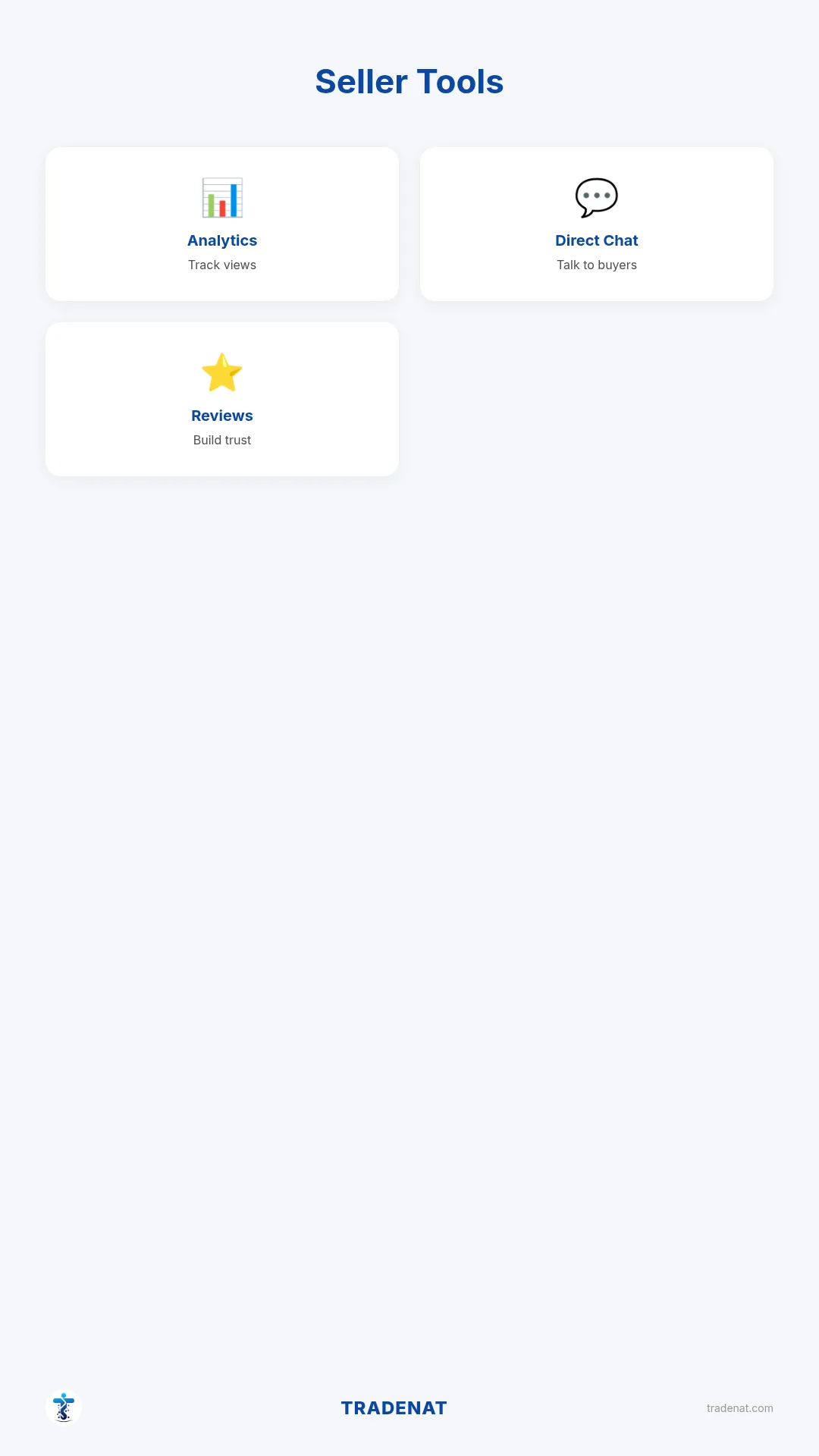 Tradenat — Features Story